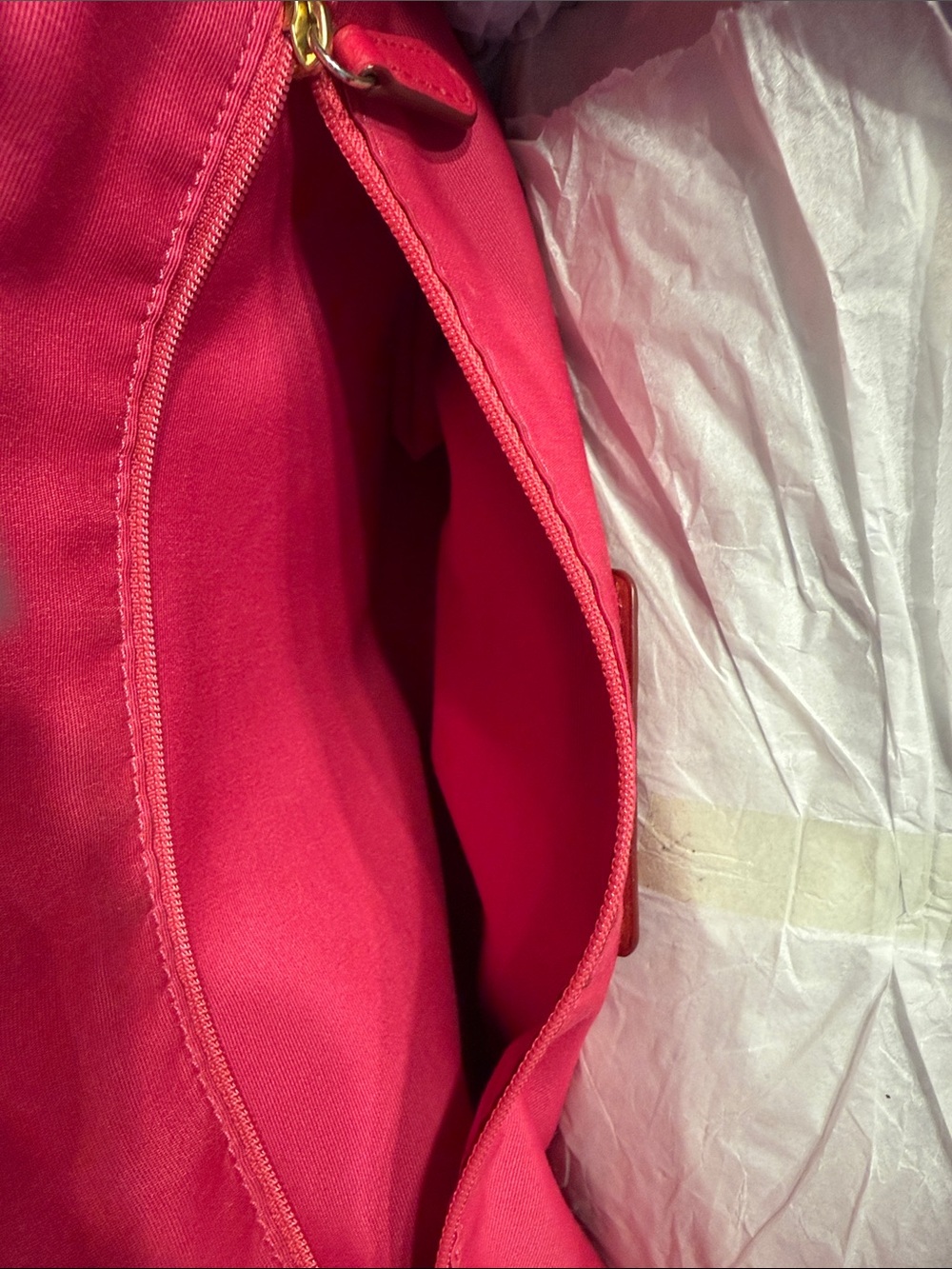 Coach Hot Pink Pebbled Leather Tote - Picture 12 of 12